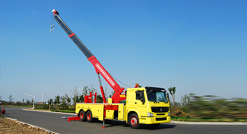 斯太爾后雙橋清障車