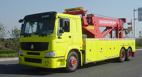 斯太爾后雙橋清障車